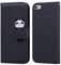 Ailisi für iPhone 6 Hülle mit Kartenfach iPhone 6S Klapphülle mit Ständer Cartoon PU Leder Hülle mit Magnet Handytasche Cute Schutzhülle für Frauen Handyhülle Flip Wallet Case - Schwarz