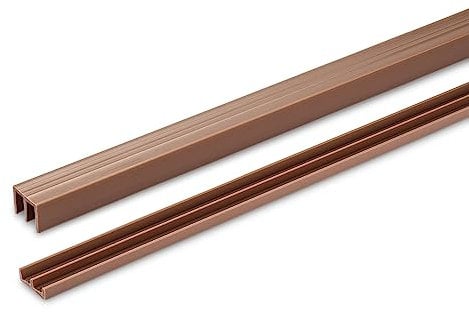 Randall Manufacturing 1/4 Plastic Sliding Door Track (3 FT Long)