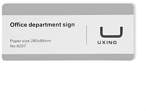 Büro Türschild Kreativ Büroschild, 28 * 12cm, Austauschbare Hausnummer Selbstklebend Türschild für Identifikation Zeichen Abnehmbar Hinweisschild