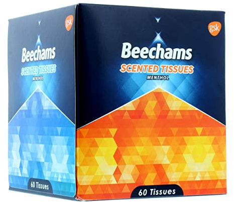 Beechams Menthol Taschentücher, 60 Stück