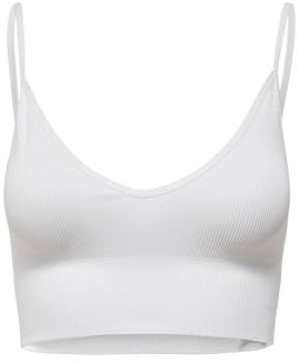 ONLY Damen Onlvicky Rib Seamless V-Neck Top Noos Bustier
