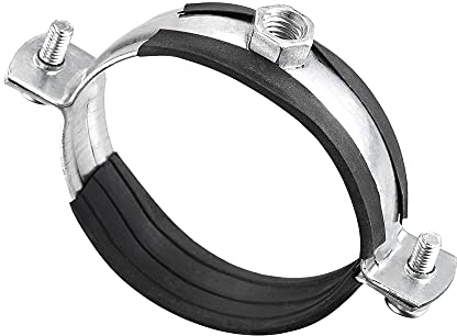 sourcing map Lot de 5 colliers de serrage réglables de 63 mm pour fixation murale ou plafond