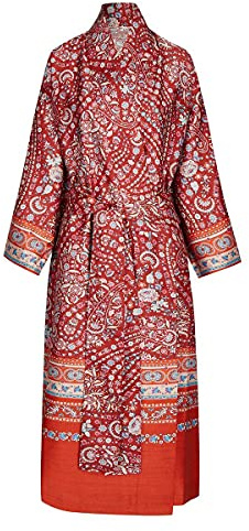 Bassetti Kimono Piazza Di Spagna R1 Rosso 100% Baumwolle, Größe: S-M, 9314397