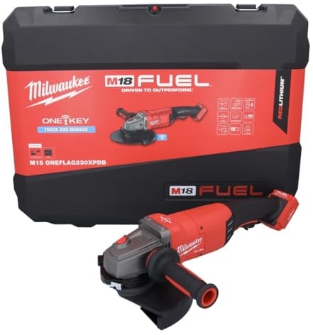 Milwaukee M18 ONEFLAG230XPDB Smerigliatrice angolare con Rapidstop e Onekey (senza batteria/caricatore in scatola)
