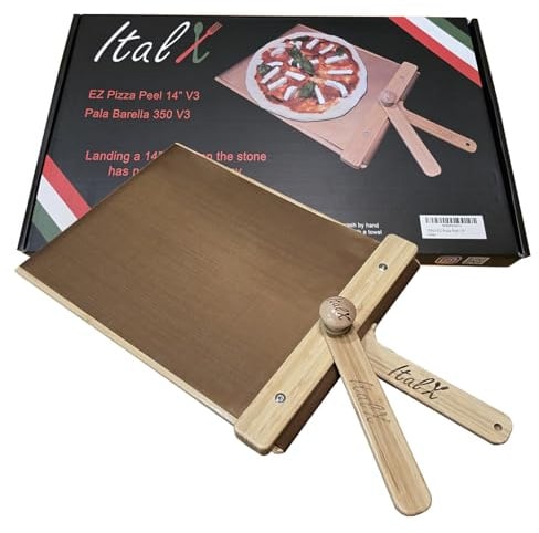 ITALX EZ - Pala per pizza, 35,6 cm, autoavviante