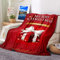 Warme Kuscheldecke Winter, Wohndecke Pad Warm Rot Sofaüberwurf Flanell Geschenk Sofadecke Couchdecke 130X150CM
