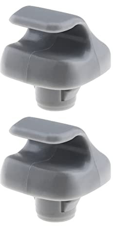 YINETTECH 2 clips de repuesto para visera solar 88217S04003ZA compatibles con Honda Accord/Civic/CR-V/Odyssey/Ridgeline, soporte para visera de sol, color gris