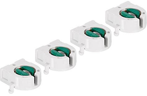 PATIKIL 4 Packungen T8 Lampenfassung nicht geschirmt Lampenfassung G13 Basis für LED Leuchtstoffröhre Ersatz weiß