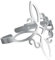 IUDWCG - 1 Pcs Hexenring für Frauen, vierseitiger keltischer Knotenring aus Titan, offener Ring, verstellbar, Anti-Allergie-Kupfer, Geschenk für ein bezauberndes Mädchen oder eine Mutter, silber