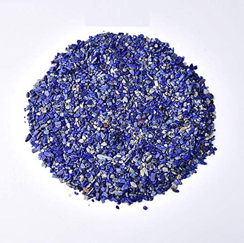 500 Gramm Mini Sodalith Quarz Edelsteine Ladesteine Granulat/Mini Chips, Mini Sodalith Quarz Heilsteinen, Mini Sodalith Quarz Trommelsteine, In Einer Geschenkbox verpackt