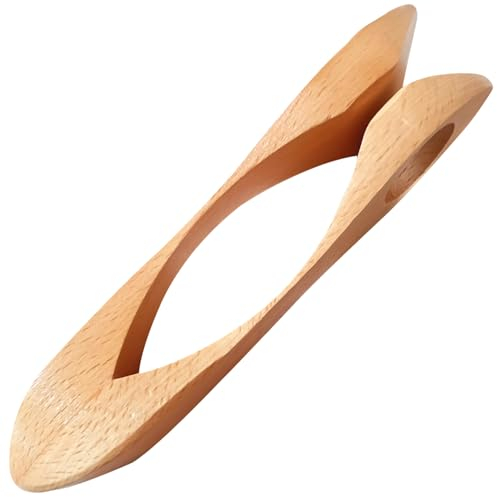 Instrumente für musikalische Löffel, 8,3 Zoll langes Holzlöffel Instrument Traditioneller Percussion Löffel Musikhölzerner Percussion Instrument für Party Urlaub, Stahltrommeln