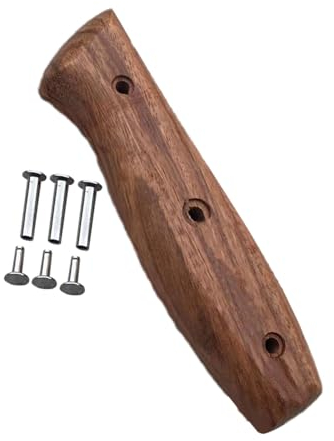F Fityle Manche de Couteau de, réparation de Couteau en Bois, Accessoire de Fabrication de Couteaux, poignée Confortable, Manche de Coupe de Viande