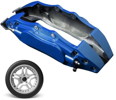 Copertura pinza freno - Copertura pinza freno in lega di alluminio da 2 pezzi, copertura pinza freno | Protezione pinza freno, copertura pinza freno auto, universale per protezione e modifica