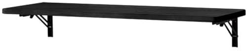 UPWONEC Massives Holzwandfaltschreibtisch, Wandtisch, Kleiner Küche Esstisch, Heimgesuchte Regal, Großer Stauraum, Einfacher Betrieb,120 * 30 * 3cm