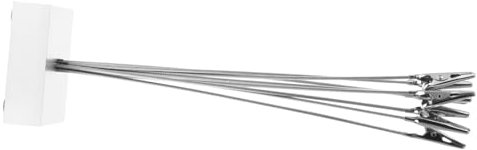 DIYEAH Desktop Fotohalter Baumform Mit 8 Metallclips Silberner Fotohalterständer Quadratischer Basis Freistehend Für Fotos Und Notizen Am Schreibtisch