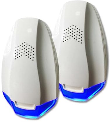 2-Pack Ultrasonic Pest Repeller - Plug-In Mosquitos Repellent - Mouse Repellents - Ultrasonic Pest Control Plug-In - Spider Repellents - Mice Repellent - Ultrasound Mouse Repellent - Rat Repellents
