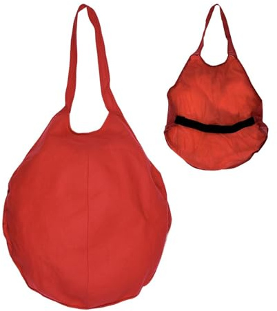 Krmoau Coussin de ventre de Père Noël - Faux ventre réglable - Costume de grossesse réaliste pour adultes, comédies, fêtes, Halloween, Noël