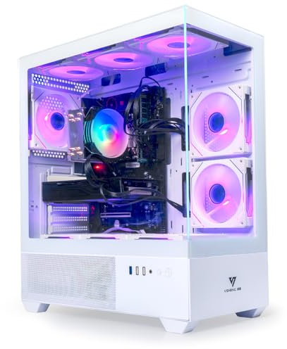 Evounic Gaming PC Tower – Xeon i7 E5 Processor up to 3.2GHz, RTX 2080 Ti 11GB GDDR6 Graphics Card, 16GB DDR4 RAM, 512GB M.2 SSD, 1TB HDD, WiFi 6, Bluetooth 5.4, 800W PSU, Windows 11 Pro Desktop