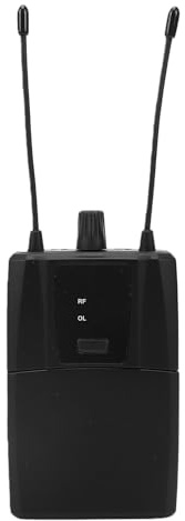 Bewinner Receptor de Monitor de Oído Inalámbrico 660-690MHz, Receptor de de Monitoreo Intrauditivo Profesional con Salida Estéreo de 3,5 Mm, Receptores de Petaca Ilimitados para Presentaciones en,