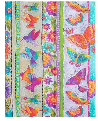 Paperblanks Hardcover Journal Hummingbirds & Flutterbyes | Lined | Ultra (180 × 230 mm)