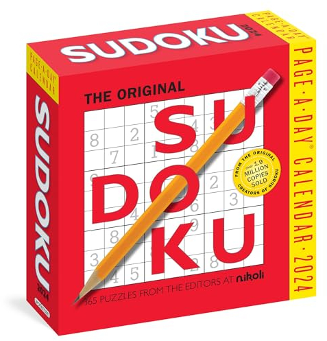 Original Sudoku Page-A-Day Calendar 2024: 366 Puzzles From the Editors at Nikoli