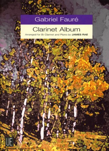 Clarinet Album: Klarinette und Klavier. Partitur.