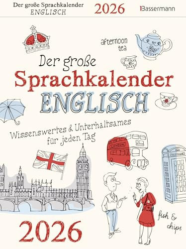 Der große Sprachkalender Englisch 2026: Wissenswertes und Unterhaltsames für jeden Tag