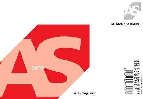 StPO. Karteikarten (Alpmann-Cards / Karteikarten)