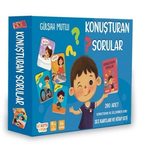 Konusturan Sorular - Ses Kartlari ve Kitap Seti