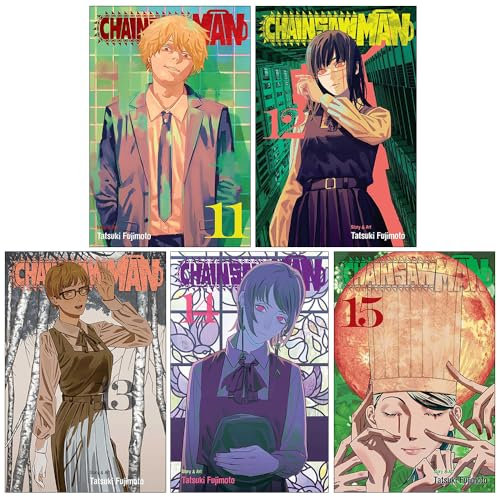 Chainsaw Man Volume 11-15 Collection 5 Books Set By Tatsuki Fujimoto
