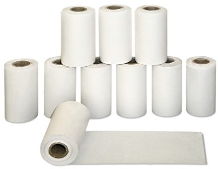 10 Stk. Thermorollen | 57x10x12 mm Ø30mm | Länge: 10 m | BPA frei | für EC Cash Geräte Rollen | Thermopapier made in Germany | HUTNER