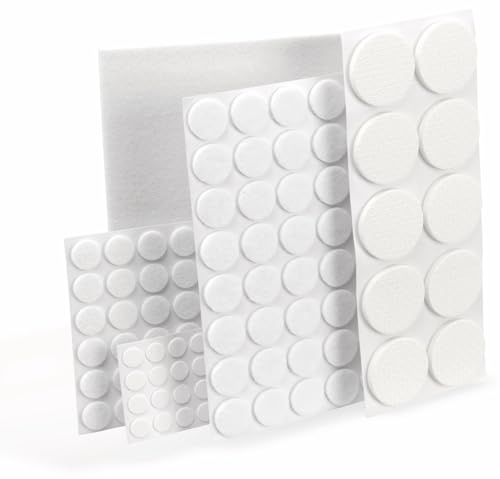 EUROTOOLS Kombi-Filzgleiter-Set 336-NBFR, 131-teilig