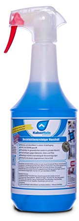 KaiserRein Desinfektionsreiniger Haushalt HOME 1L (1000 ml) zur Reinigung und gleichzeitigen Desinfektion in einem Arbeitsgang sehr ergiebiges Flächen Desinfektions-Spray