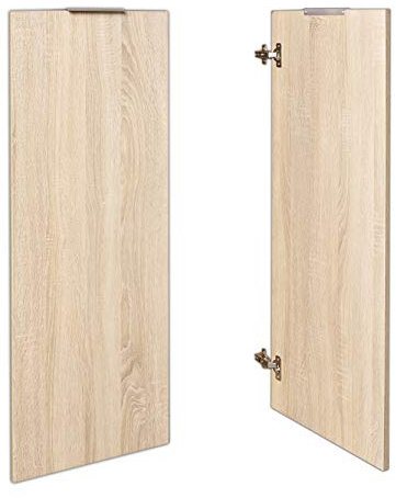 Schranktüren Türen-Set Drehtüren Holztüren Sonoma Zubehör Türen B 39,6 cm x H 102,8 cm x T 1,8 cm Set 2 tlg.