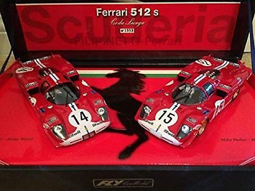 Fly Ferrari 512 s Nr.14 und Nr.15 Lemans 1970 Slotcar 1:32