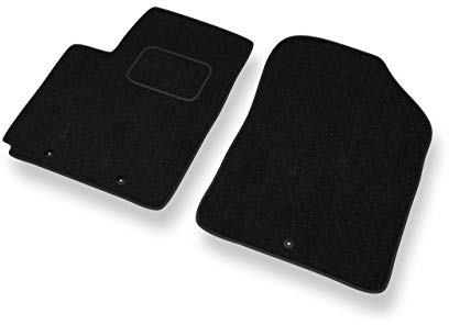 Mossa - Fußmatten Auto kompatibel mit Kia Picanto II (2011-2016) - schwarz Automatten Autoteppiche 2