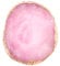 Minkissy Resin Manicure Palette Agate Brim Nails Color Plate Manicure Nail Art Tool (Pink)