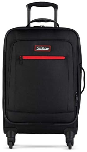 Titleist Players 50,8 cm Spinner Koffer, Schwarz/Rot