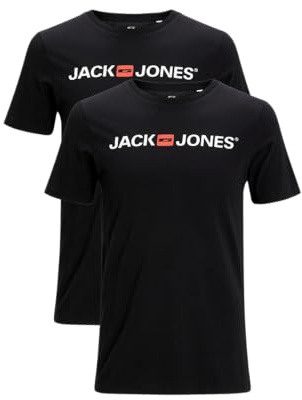 JACK & JONES Lot de 2 t-Shirts pour Homme, L
