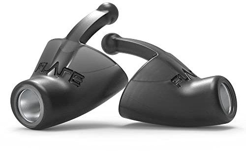 Flare Calmer Pro - Alternativa a los tapones para los oídos - Reduce los ruidos irritantes sin bloquear el sonido - Versión premium - Silicona blanda con núcleo de aluminio - Hielo Negro