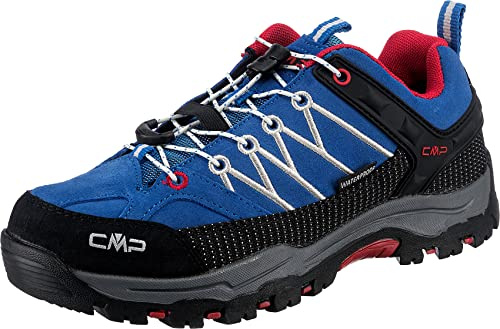 CMP Kids Rigel Low Trekking Shoes, Cobalto-Stone-fire, Gr.29