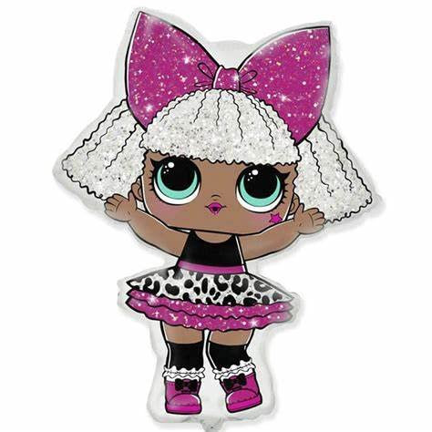 Riesen Super Shape Folienballons XL Groß Kindergeburtstag (LOL Diva 86.4 cm)