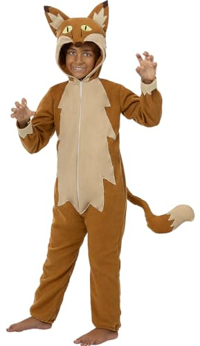 Funidelia | Fuchs Kostüm für Jungen & Mädchen Tiere - Kostüme für Kinder & Verkleidung für Partys, Karneval & Halloween - Braun