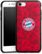 Slim Case extra dünn kompatibel mit Apple iPhone 7 Silikon Handyhülle schwarz Hülle FC Bayern München Camouflage FCB