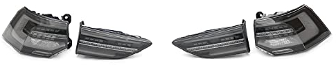 Volkswagen 5H1052200A Rückleuchten Schlussleuchten Rücklichter Blinker animiert Lauflichtblinker, abgedunkelt, IQ.Light, nur für PR-Code 8VM