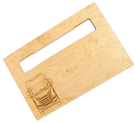 Jsk-Holz Lenkradtisch für LKW bequem horizontal verstellbar stabil sehr langlebig wirbelsäulenschonend kompatibel mit MAN; Scania; Renault, Typ 1