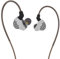 KBEAR Rosefinch In-Ear-Monitor NEX Biomembran DD mit abnehmbarem 4-Kern-OFC-Draht IEMs-Ohrhörer für Bühnen-Schlagzeuger-Sänger（Schwarz, ohne Mikrofon）