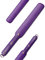Ueemph 45,7 cm Reitgerte, violettes Lederpaddel, super strapazierfähige Teppichpaddel, Reitpflanzen (lila)