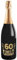 Bottiglia di Prosecco D.O.C. Extra Dry 0.75 lt., per idea regalo di compleanno 60 anni per lui e per lei, tanti auguri con etichetta in oro (Oro, 60)