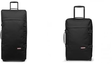 EASTPAK - TRANVERZ L - Koffer, 79 x 40 x 33, 121 L, Black (Schwarz) & TRANVERZ S - Koffer, 51 x 32.5 x 23, 42 L, Black (Schwarz)